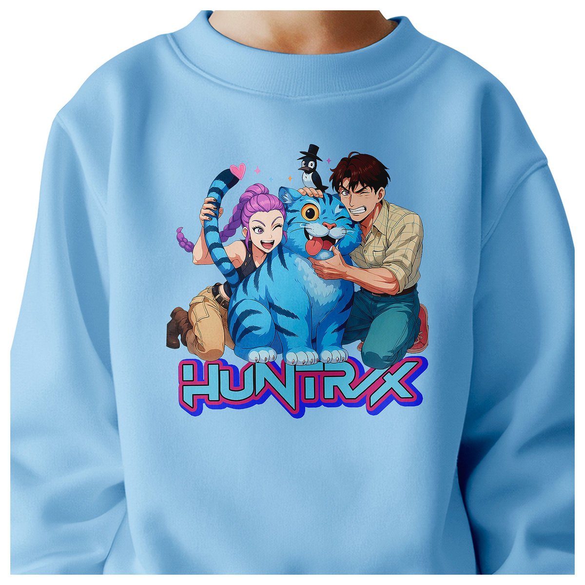 BLUZA DZIECIĘCA KPOP DEMON HUNTERS HUNTRIX 134-140 BAWEŁNIANA JAKOŚĆ