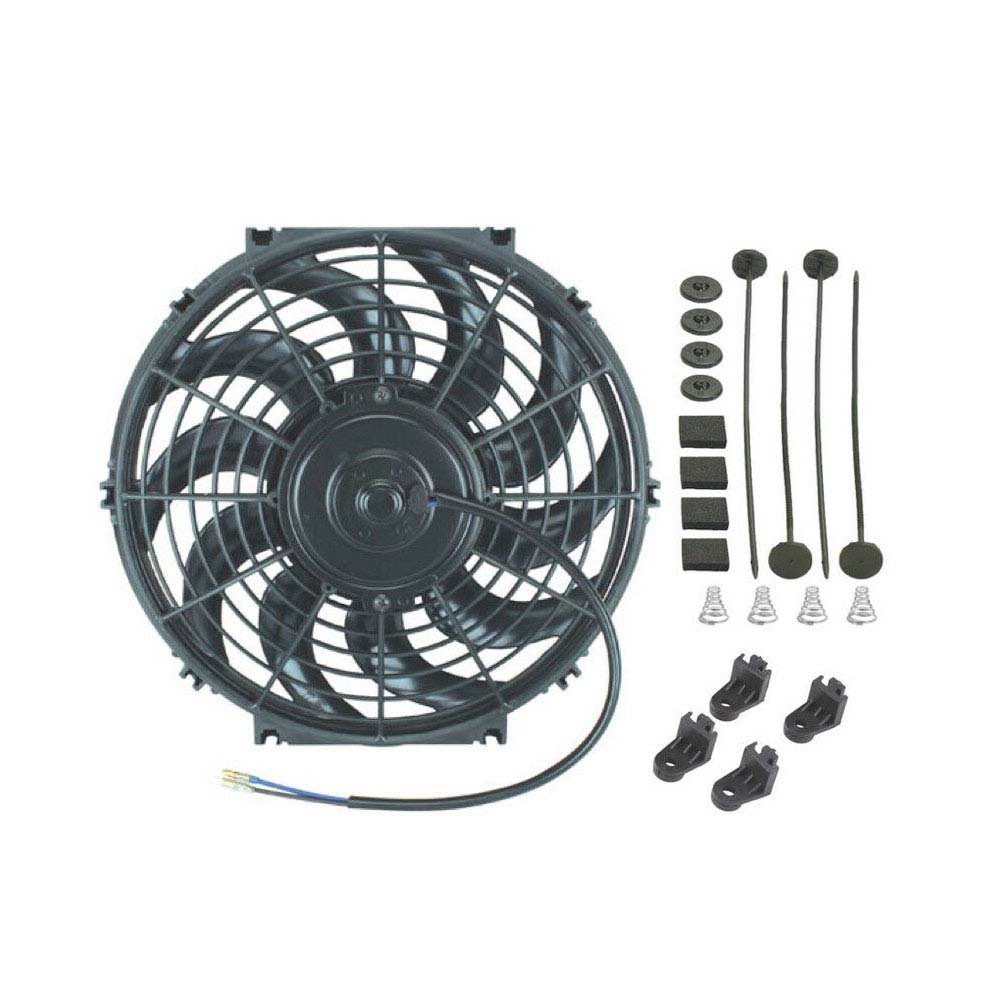 12-calowy elektryczny wentylator chłodnicy, silnik 80 W, wydajność 1700 CFM