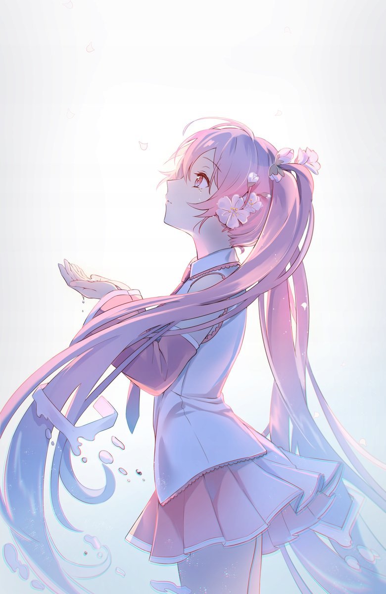 PODKŁADKA POD MYSZ Nadruk 22x18 cm Vocaloid Hatsune Miku Sakura Prezent
