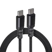 Kable USB - Kabel 2x USB-C 100W 2m wspierający PD przesył danych do 10Gbps MCE492 Czarny - miniaturka - grafika 1