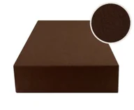 Prześcieradła - Prześcieradło Z Gumką 140X200 Jersey Brąz - miniaturka - grafika 1