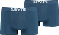 Majtki męskie - Levi`s Levi's Boxer 2 Pairs Briefs 37149-0405 Niebieskie M - miniaturka - grafika 1