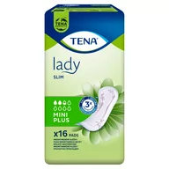 Wkładki higieniczne - TENA - Lady Slim Mini Plus wkładki anatomiczne - miniaturka - grafika 1