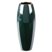 Wazony i flakony - Eurofirany Wazon ceramiczny Amora wys. 30 cm zielony - miniaturka - grafika 1