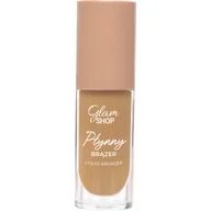 Bronzery i konturowanie twarzy - Glam Shop Płynny brązer, Nugatowy - miniaturka - grafika 1