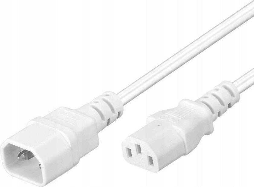 PremiumCord PREMIUMCORD Prodlužovací kabel síť 230V, C13-C14, bílý 3m