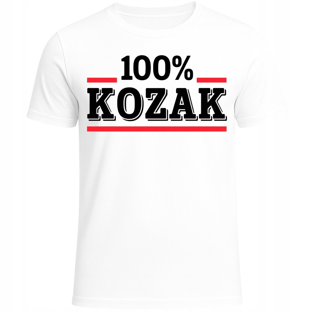 KOSZULKA MĘSKA 100% KOZAK BAWEŁNIANA Z NADRUKIEM ZABAWNY SUPER PREZENT S