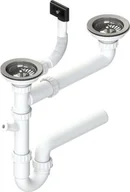 Syfony - Syfon ALVEUS podwójny 2xSL 3,5"-PP-3,5" (1130554) - miniaturka - grafika 1
