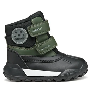 Śniegowce Geox B Trekkyup B Abx B566LC 054FU C0450 M Khaki - Buty dla chłopców - miniaturka - grafika 1