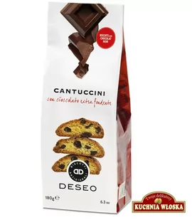 Cantuccini z Gorzką Czekoladą 180g / DESEO - Ciastka - miniaturka - grafika 1