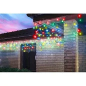 Oświetlenie świąteczne - Kurtyna sople LED 200 multikolor BULINEX - miniaturka - grafika 1