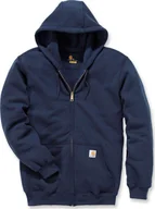 Bluzy męskie - Carhartt Bluza Carhartt Midweight Hooded Zip Navy - miniaturka - grafika 1