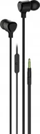 Słuchawki - Vivanco Stereo Earphones, black 61738 - miniaturka - grafika 1