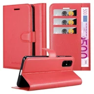 Etui i futerały do telefonów - Etui Cadorabo do Samsung Galaxy S20 PLUS w kolorze KARMIN RED Etui na telefon komórkowy z magnetycznym zamknięciem, funkcją podstawki i miejscem na kartę Etui Etui ochronne Etui z klapką w stylu książki - miniaturka - grafika 1