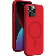 Etui i futerały do telefonów - Etui BIGBEN Silicone Case MagSafe do Apple iPhone 14 Pro Max Czerwony - miniaturka - grafika 1