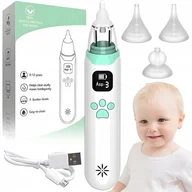 Aspiratory do nosa - Aspirator Do Nosa Elektryczny Odciągacz Kataru Regulacja Muzyka Melodie - miniaturka - grafika 1