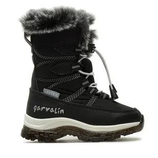 Śniegowce Garvalin 241852 A054 M Czarny - Buty dla dziewczynek - miniaturka - grafika 1