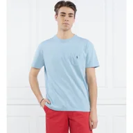 Koszulki męskie - POLO RALPH LAUREN T-shirt | z dodatkiem lnu - miniaturka - grafika 1