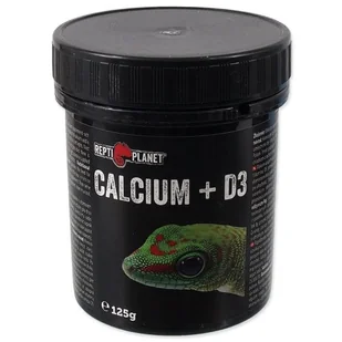REPTI PLANET Calcium D3 suplement wapnia 125g z wit. D3 dla gadów (007-83012) - Pokarm dla płazów i gadów - miniaturka - grafika 1