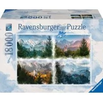 Ravensburger Puzzle Puzzle 16137 Zamek Neuschwanstein 18 000 Elementów Puzzle Dla Dorosłych (16137) Unikalne Elementy, Technologia Softclick - Klocki Pasują Idealnie 16137