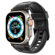 Akcesoria do smartwatchy - Pasek SPIGEN Rugged Ultra Band do Apple Watch 4/5/6/7/8/9/SE/Ultra 1/2 (42/44/45/49mm) Czarny matowy - miniaturka - grafika 1