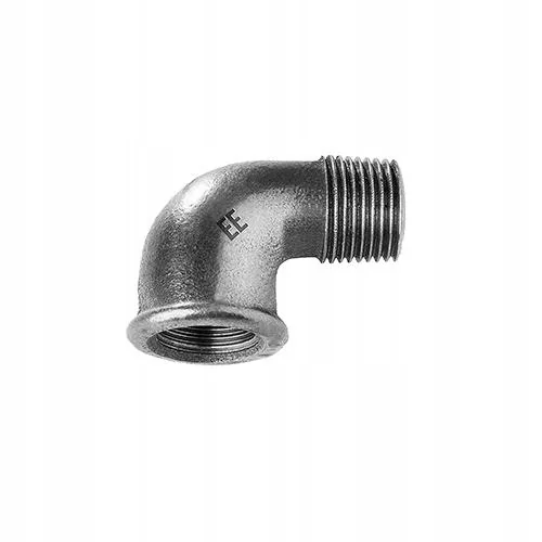 KOLANO KOLANKO NYPLOWE OCYNKOWANE FI 2 1/2'' CALA W/Z DN65 ŻELIWNE SOLIDNE