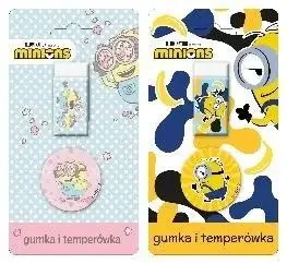 Gumka + temperówka na blistrze Minionki - Beniamin - Przybory szkolne - miniaturka - grafika 1