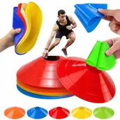 Piłka nożna - Pachołki treningowe talerzyki grzybki football 5 szt pachołek elastyczne NT - miniaturka - grafika 1