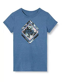 Koszulki i topy damskie - Jack Wolfskin Damski T-shirt Tropical Square T-shirt damski niebieski ocean wave L 1806931 - grafika 1