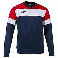 Bluzy męskie - Joma Bluza męska Crew Iv, granatowy/czerwony, 5XS - miniaturka - grafika 1