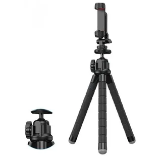 Statyw APEXEL APL-JJ025 + Adapter GoPro Czarny - Selfie stick - miniaturka - grafika 1