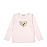 Bluzy dla dziewczynek - Steiff Bluza dziecięca unisex z długim rękawem, Barely Pink, 92 - miniaturka - grafika 1