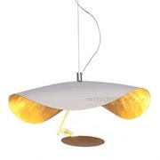 Lampy sufitowe - Kuchenna lampa wisząca ENIGMA ST-8821P-60 white Step LED 13W 3000K metal złota biała - miniaturka - grafika 1