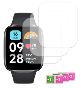 Folia Hydrożel 3Szt Do Xiaomi Redmi Watch 3 Active - Akcesoria do smartwatchy - miniaturka - grafika 1