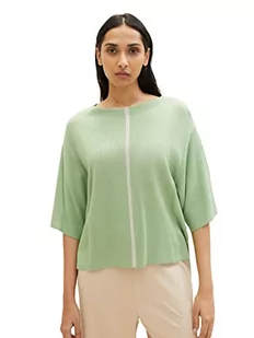 TOM TAILOR Damski sweter 1035299, 31034 - Okra Green, XS - Swetry damskie - miniaturka - grafika 1