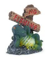 Dekoracje do akwarium - Ozdoba akwariowa Happet R058 krokodyl 6,5 cm - miniaturka - grafika 1