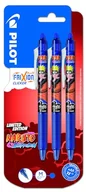 Długopisy - PILOT x NARUTO - FriXion Ball Clicker zestaw 3 szt. - długopisy wymazywalne i chowane - limitowana edycja Naruto Shipudden - Długopisy kulkowe - Niebieskie - Średnia końcówka - miniaturka - grafika 1