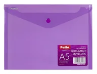 Teczki i skoroszyty - KOPERTA NA DOKUMENTY A5 PATIO PAT3139A/15  FIOLETOWA - miniaturka - grafika 1