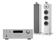 Zestawy stereo - Rotel RA-1592 MkII (srebrny) + 702 S3 (biały) - miniaturka - grafika 1