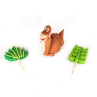 Dodatki do ciast w proszku - Figurka Cukrowa Dinozaur Bronty Na Tort - miniaturka - grafika 1