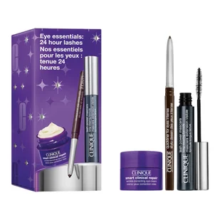 Clinique Eye Essentials Zestaw: tusz do rzęs Lash Power + kredka do oczu Quickliner for Eyes Intense + krem pod oczy Smart Clinical Repair - Zestawy kosmetyków damskich - miniaturka - grafika 1