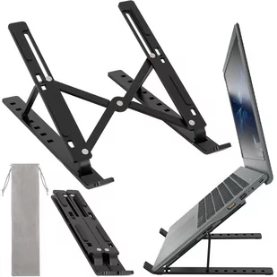 Regulowana Podstawka Pod Laptopa Czarna - Części i akcesoria do laptopów - miniaturka - grafika 1