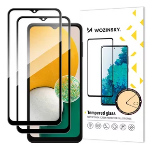 Wozinsky zestaw 2x super wytrzymałe szkło hartowane Full Glue na cały ekran z ramką Case Friendly Samsung Galaxy A13 5G czarny - Szkła hartowane na telefon - miniaturka - grafika 1