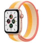 Smartwatch - Apple Watch SE GPS + Cellular 40mm Gold Platinium Sport MKQY3WB/A Żółty - miniaturka - grafika 1
