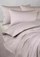 Pościel - Pościel Satynowa, Maro Home, San Antonio, Latte beż z białą lamówką, 200x220 cm - miniaturka - grafika 1