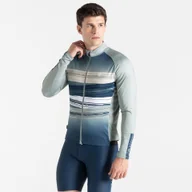 Koszulki sportowe męskie - Dare 2b Męska koszulka rowerowa z długim rękawem AEP Revolving Zielony, Rozmiar: 3XL - miniaturka - grafika 1