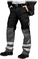 Odzież robocza - Spodnie ochronne do pasa czarno-pomarańczowo-szary roz.52 - miniaturka - grafika 1