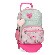 Torby na laptopy - Enso Love Ice Cream Plecak szkolny na laptopa z wózkiem Zielony 32x44x17 cms Poliester 23,94L, Zielony, Talla única, Plecak szkolny na laptopa z wózkiem - miniaturka - grafika 1