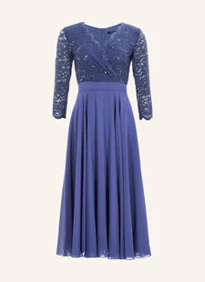 Swing Sukienka Koktajlowa Z Rękawami 3/4 I Koronką blau - Sukienki - miniaturka - grafika 1