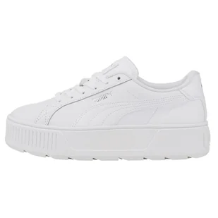 Buty sportowe Casual Damskie Puma Karmen L Biały - Buty trekkingowe damskie - miniaturka - grafika 1